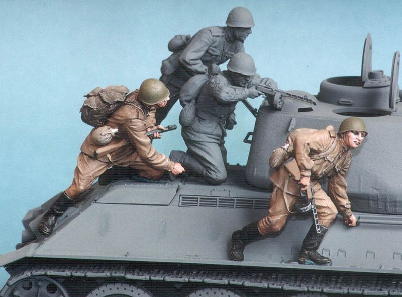 1/35 Soviet Motor Rifle Troops #4, Summer 1943-45 - Click Image to Close
