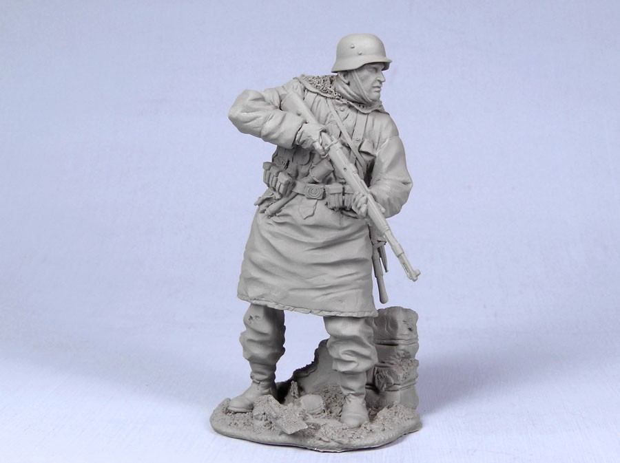 1/35 German SS Infantry #2 (w/Base), Kharkow, Winter 1943 - Click Image to Close