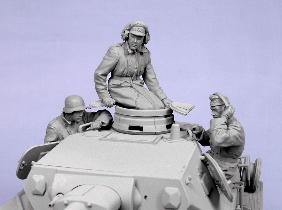 1/35 German Tank Crew #2, Winter 1941-43 - Click Image to Close