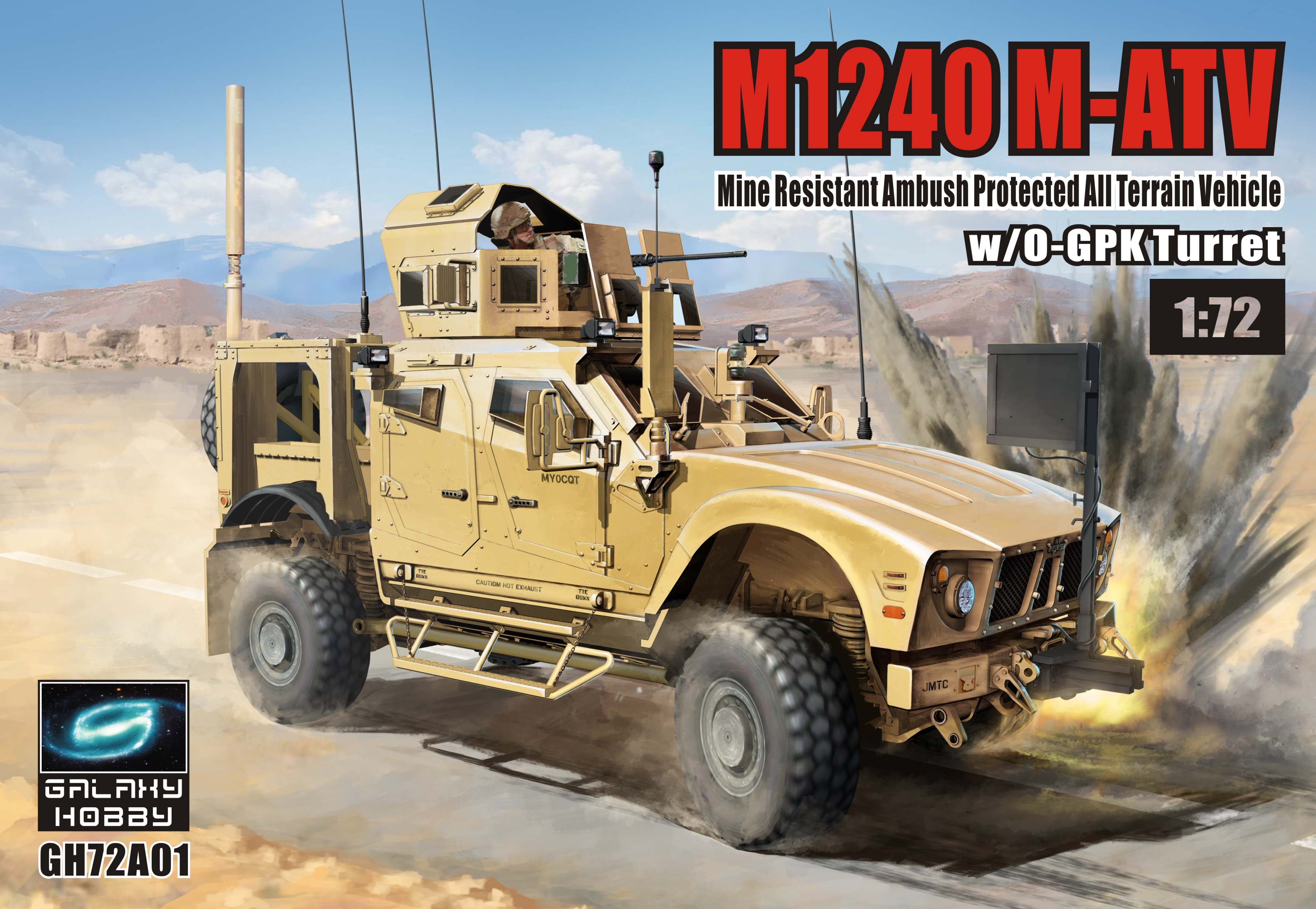 1/72 M1240 M-ATV MRAP w/O-GPK Turret - Click Image to Close