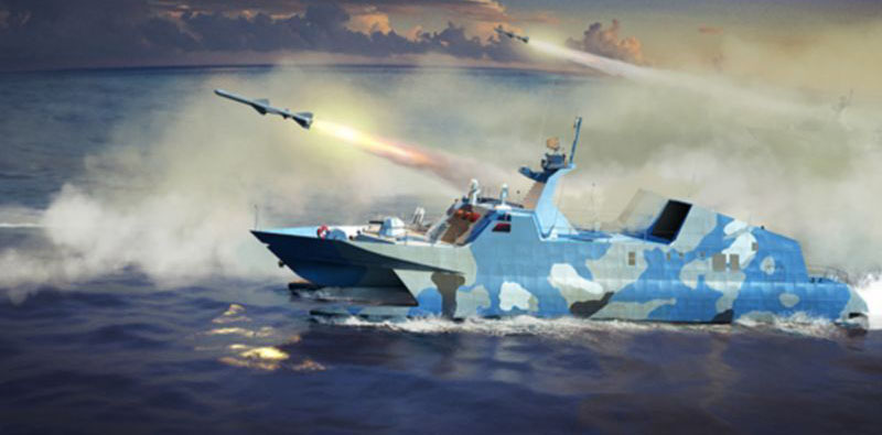 1/144 Chinese PLA Navy Type 22 Missile Boat - Click Image to Close