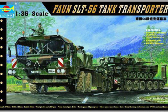 1/35 German Faun Elephant SLT-56 Tank Transporter - Click Image to Close
