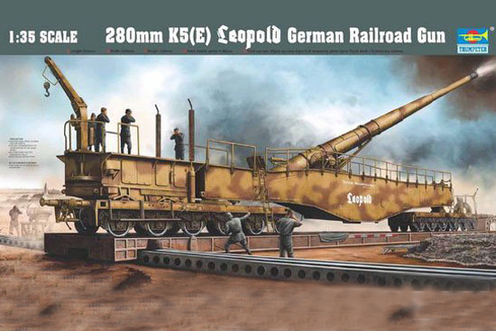 1/35 German 28cm K5(E) Leopold Railway Gun - Click Image to Close