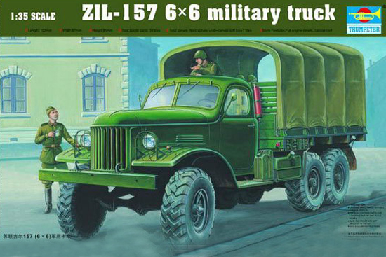 1/35 ZIL-157 6X6 Military Truck - Click Image to Close