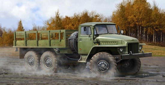1/35 Russian URAL-375D 4.5 Ton 6x6 Truck - Click Image to Close