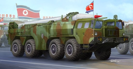 1/35 DPRK Hwasong-5 Short-Range Tactical Ballistic Missile - Click Image to Close