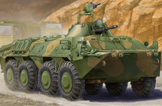1/35 Russian BTR-70 APC in Afghanistan - Click Image to Close