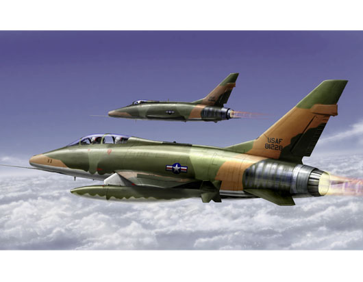 1/72 F-100F Super Sabre - Click Image to Close