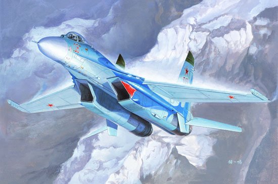 1/72 Russian Su-27 Flanker-B Fighter - Click Image to Close
