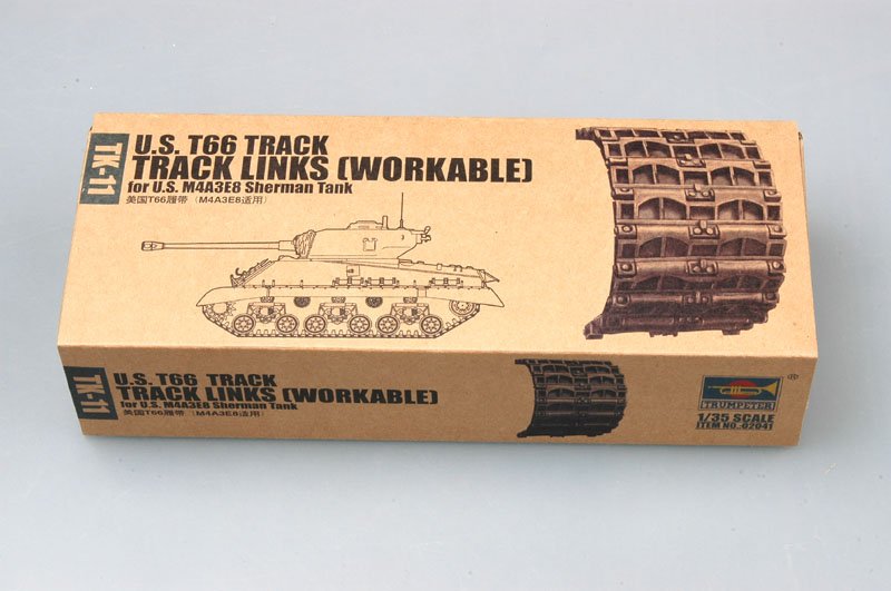 1/35 US M4A3E8 Sherman T66 Workable Track Links - Click Image to Close