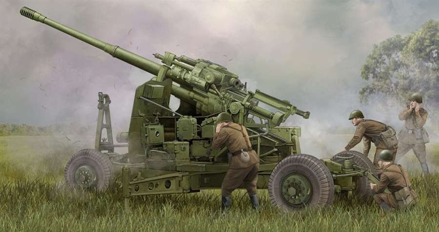 1/35 Soviet 100mm Air Defense Gun KS-19M2 - Click Image to Close