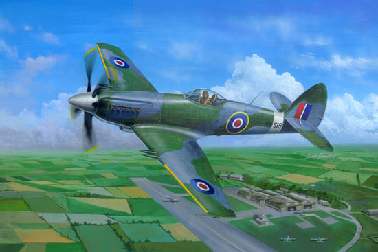 1/48 Supermarine Spiteful F.MK.14 Fighter - Click Image to Close