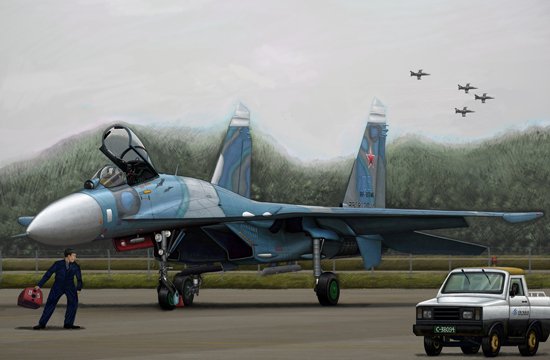 1/144 Russian Su-27 Flanker-B - Click Image to Close