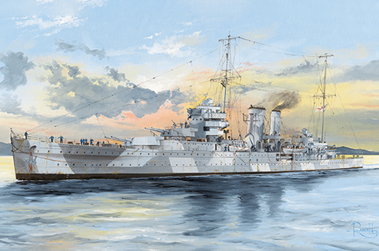 1/350 HMS York Heavy Cruiser - Click Image to Close