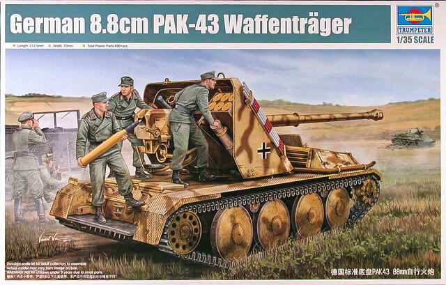 1/35 German 8.8cm Pak 43 Waffentrager Self-Propelled Gun - Click Image to Close