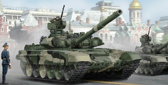 1/35 Russian T-90A Main Battle Tank - Click Image to Close