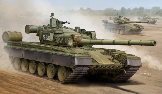 1/35 Russian T-80B Main Battle Tank - Click Image to Close