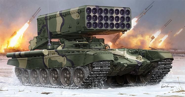 1/35 Russian TOS-1A Multiple Rocket Launche - Click Image to Close