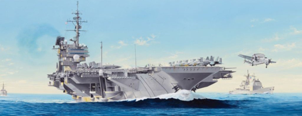 1/350 USS Constellation CV-64, Kitty Hawk Class Aircraft Carrier - Click Image to Close
