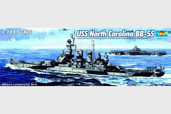 1/700 USS Battleship BB-55 North Carolina - Click Image to Close