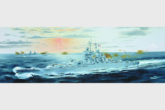 1/700 French Battleship Jean Bart 1955 - Click Image to Close