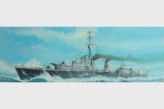 1/700 HMS Tribal Class Destroyer Zulu (F18) 1941 - Click Image to Close