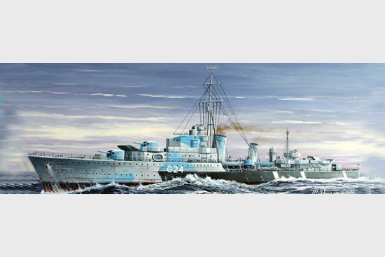 1/700 HMS Tribal Class Destroyer Huron (G24) 1944 - Click Image to Close