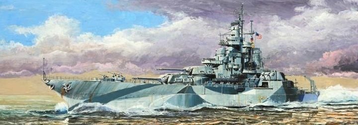 1/700 USS West Virginia BB-48 Battleship 1945 - Click Image to Close