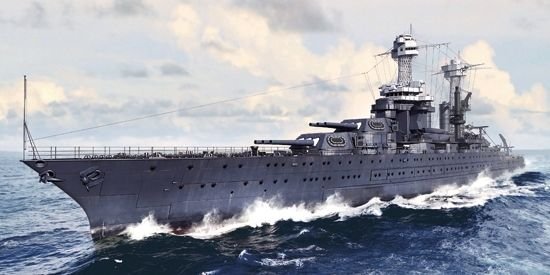 1/700 USS Tennessee BB-43 1941, Tennessee Class Battleship - Click Image to Close