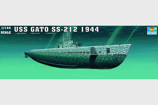 1/144 USS Gato SS-212 1944 - Click Image to Close
