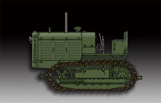 1/72 Russian ChTZ S-65 Tractor - Click Image to Close