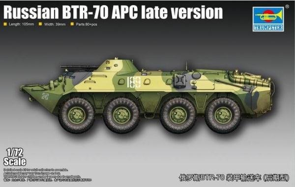 1/72 Russian BTR-70 APC Late Version - Click Image to Close