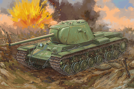 1/35 Russian KV-3 Heavy Tank - Click Image to Close