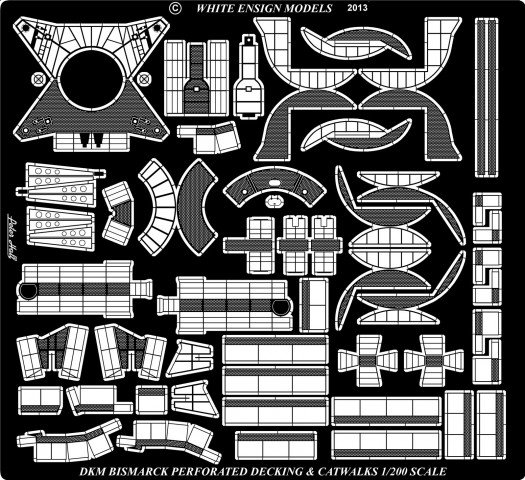 1/200 Bismarck Perforated Decking & Catwalks - Click Image to Close