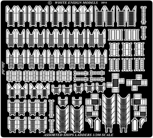 1/200 Assorted Ship Ladders - Click Image to Close