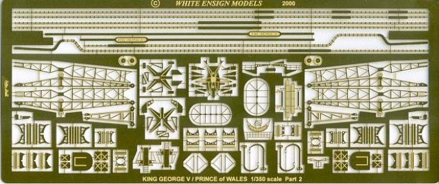 1/350 HMS King George V Class Detail Up Etching Parts for Tamiya - Click Image to Close