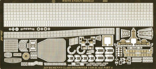 1/350 Sovremenny Class Destroyer Detail Up Parts for Trumpeter - Click Image to Close