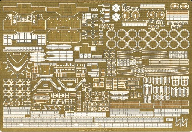 1/350 IJN Mikasa Detail Up Etching Parts for Hasegawa - Click Image to Close
