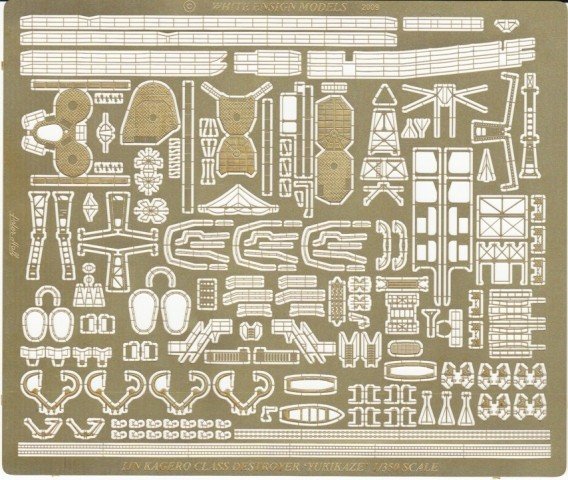 1/350 Kagero Class Destroyer Detail Up Parts for Tamiya/Hasegawa - Click Image to Close