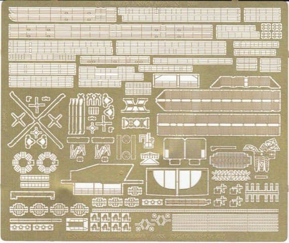 1/350 Oliver Hazard Perry Class Frigate Detail Parts for Academy - Click Image to Close