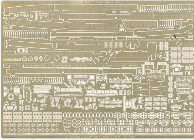1/350 HMS Illustrious Detail Up Etching Parts for Airfix - Click Image to Close