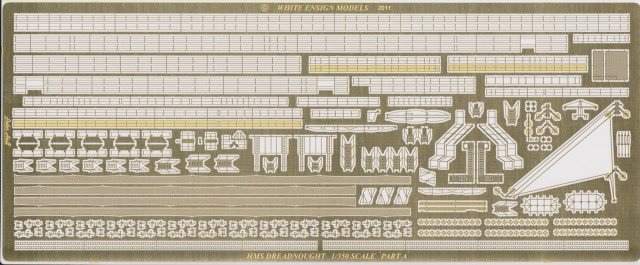 1/350 HMS Dreadnought Detail Up Etching Parts for Trumpeter - Click Image to Close