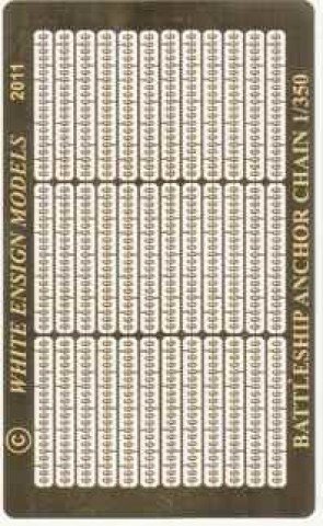 1/350 Battleship Stud Link Anchor Cable - Click Image to Close