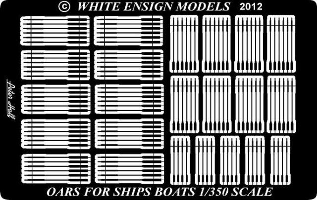 1/350 Oars for Ships Boats - Click Image to Close