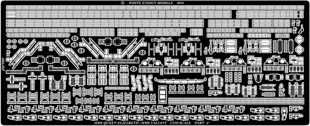 1/350 HMS Queen Elizabeth Detail Up Etching Parts for Trumpeter - Click Image to Close