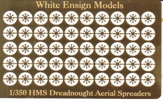 1/350 HMS Dreadnought Style Aerial Spreaders - Click Image to Close