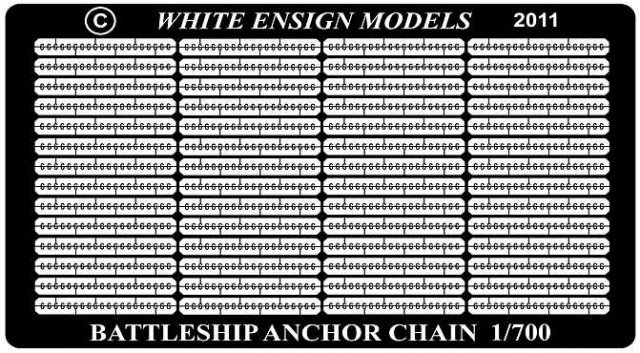 1/700 Battleship Anchor Cable Links - Click Image to Close
