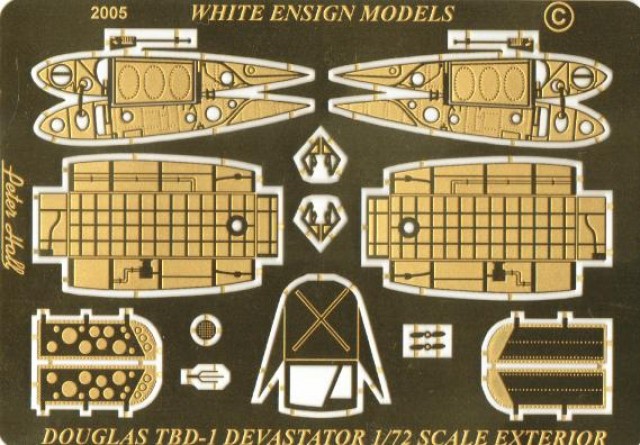 1/72 Douglas Devastator Exterior Detail Up - Click Image to Close