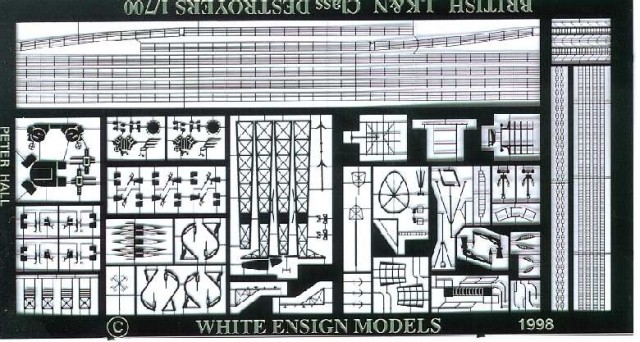 1/700 J, K, N Class Destroyer Detail Up Etching Parts - Click Image to Close