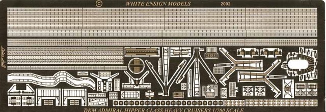 1/700 Admiral Hipper Class Cruiser Detail Up Etching Parts - Click Image to Close